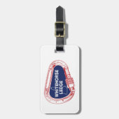 Whitehorse Ledge New Hampshire Klimkarabijnhaken Bagagelabel (Voorkant verticaal)