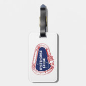 Whitehorse Ledge New Hampshire Klimkarabijnhaken Bagagelabel (Achterkant verticaal)