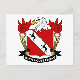 Whitehouse Family Crest Briefkaart