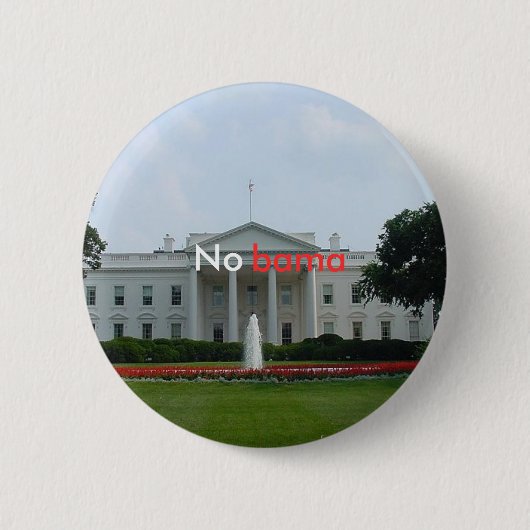 whitehouse_front, No, bama Ronde Button 5,7 Cm (Voorkant)
