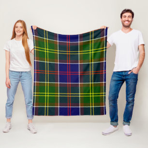 Whitelaw Modern Schotlandse ruit Fleece Deken