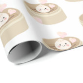 Whitepaper met weinig ontkoppeling cadeaupapier (Rol Hoek)