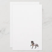 Whitepaper over paardverf briefpapier (Voorkant / Achterkant)