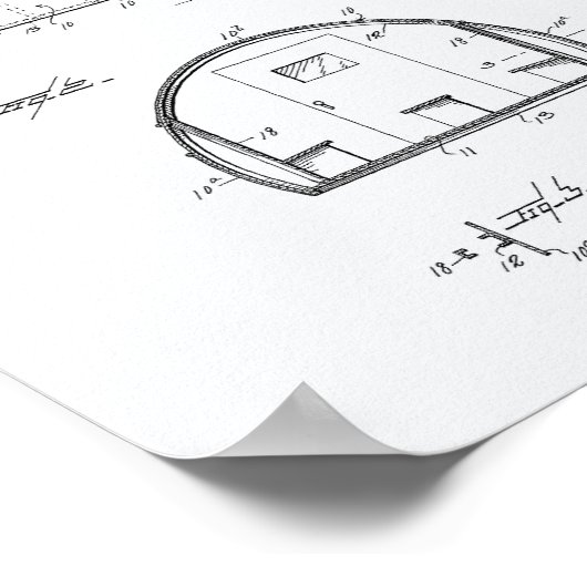 Whitepaper over "School Bus 1937 Patent Art" Poster (Hoek)
