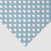 Whitepaper over wit hartweefsel tissuepapier (Detail)