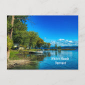 White's Beach, Vermont Briefkaart (Voorkant)