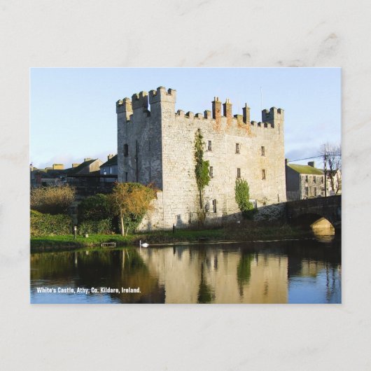 White's Castle Athy, Co. Kildare Irlande Carte pos (Devant)