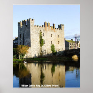 White's Castle, Athy, County Kildare, Ierland Poster