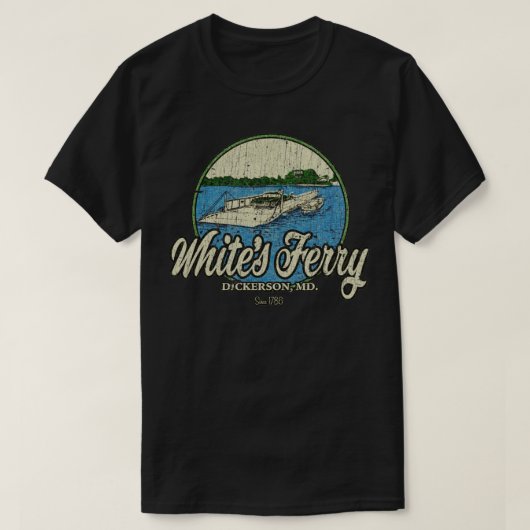 Whites Ferry 1982 T-shirt (Design voorkant)