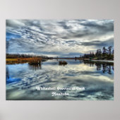Whiteshel herfst Reflection Poster Print (Voorkant)