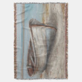 Whitespoed Boat op de kust Deken (Voorkant Verticaal)