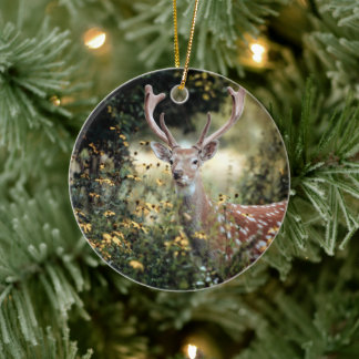 Whitetail Buck Deer geweldige jagen Keramisch Ornament