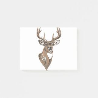 Whitetail Buck Deer Head Post-it® Notes