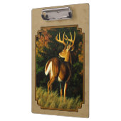Whitetail Buck Deer Hunting Tan Klembord (Links)