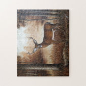 Whitetail Buck Legpuzzel (Verticaal)