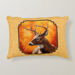 Whitetail Deer Autumn Gold Decoratief Kussen