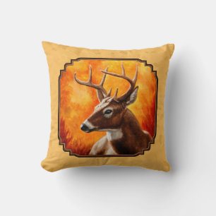 Whitetail Deer Autumn Gold Kussen