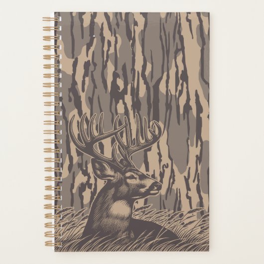 Whitetail Deer Bottom lands Camo Hunting Forest Planner (Voorkant)