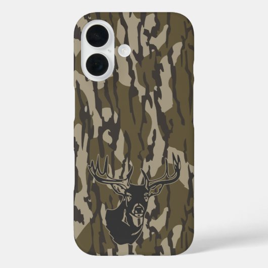 Whitetail Deer Bottomland Camo Hunting Camo Case-Mate iPhone Case (Achterkant)
