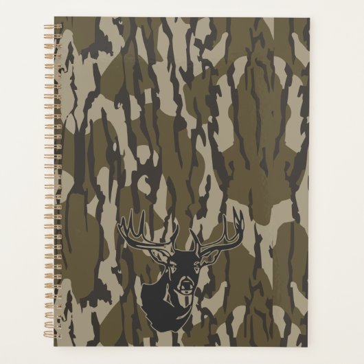 Whitetail Deer Bottomland Camo Hunting Camo Planner (Voorkant)