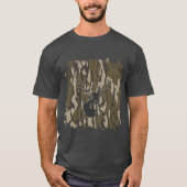 Whitetail Deer Bottomland Camo Hunting Camo T-shirt (Voorkant)