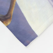 Whitetail Deer Buck & Doe in wintersneeuw Fleece Deken (Hoek)