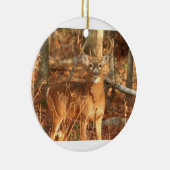 Whitetail Deer Buck Keramisch Ornament (Rechts)