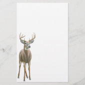 Whitetail Deer Buck Stationery Briefpapier (Voorkant)