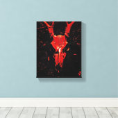 Whitetail Deer Canvas Afdruk (Insitu (Houten vloer))