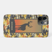 Whitetail Deer en Camo Case-Mate iPhone Case (Achterkant (horizontaal))