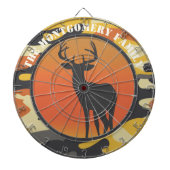 Whitetail Deer en Camo* Dart Board Dartbord (Voorkant)