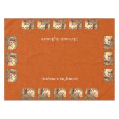 Whitetail Deer Maple Tree Oranje Tafelkleed (Voorkant (Horizontaal))