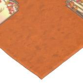 Whitetail Deer Maple Tree Oranje Tafelkleed (Gekanteld)