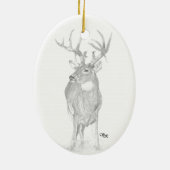 Whitetail Deer Ornament (Achterkant)