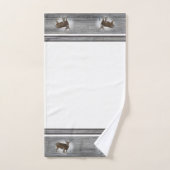 Whitetail Deer Rustic-ontwerp Bad Handdoek (Handdoek)