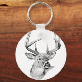 Whitetail Deer Sleutelhanger (Voorkant)