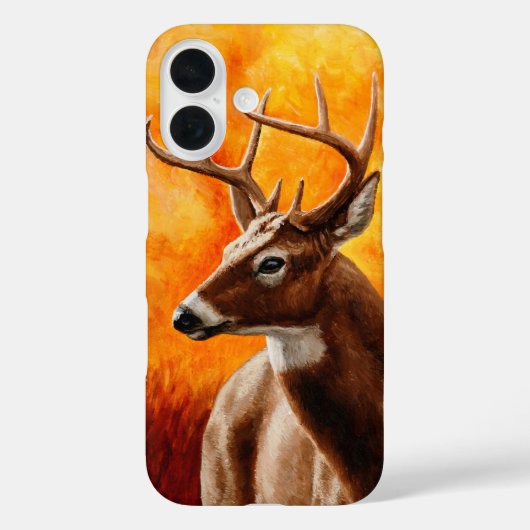 Whitetail Deer Trophy Buck Case-Mate iPhone Case (Achterkant)