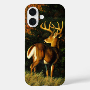 Whitetail Deer Trophy Buck Hunting iPhone 16 Hoesje