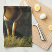 Whitetail Deer Trophy Buck Hunting Theedoek (Quarter Fold)