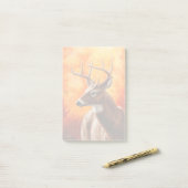 Whitetail Deer Trophy Buck Post-it® Notes (Op bureau)