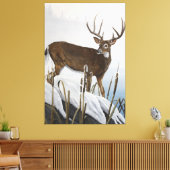 Whitetail-herder Canvas Afdruk (Insitu (Woonkamer))