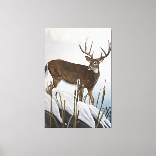 Whitetail-herder Canvas Afdruk (Voorkant)