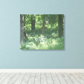 Whitetail-herder Canvas Afdruk (Insitu (Houten vloer))