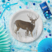Whitetail herder papieren bordje (Feest)