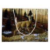 Whitetail Herten Doe in Herfst Bos Groot Cadeauzakje (Achterkant)