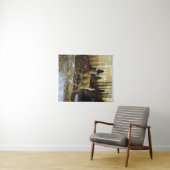 Whitetail Herten Doe in Herfst Bos Wandkleed (In Situ (horizontaal))