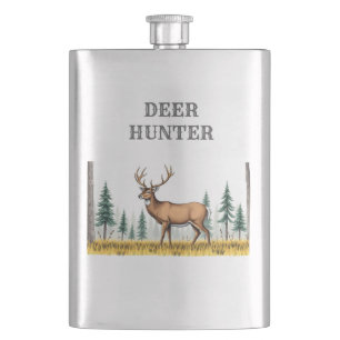 Whitetail herten in Field Hunter Flask Flacon