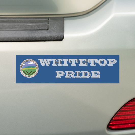 Whitetop Pride Bumpersticker (Op auto)