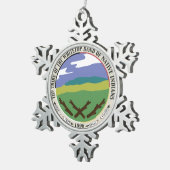 Whitetop Tribe Snowflake Ornament (Rechts)