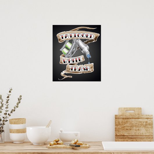 WhiteTrash Poster (Keuken)